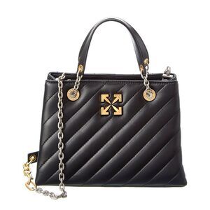 Off-White™ Jackhammer 25 Leather Shoulder Bag, Black